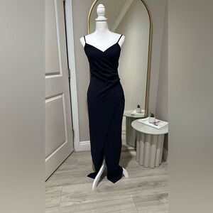 Lulus navy blue sweetheart dress